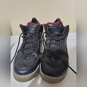 Nike JORDAN Black and Red Men's Athletic Shoes 8